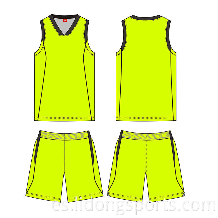 Baloncesto Uniforme de diseño Último baloncesto Black Jersey Design Verde Basketball Jersey Design